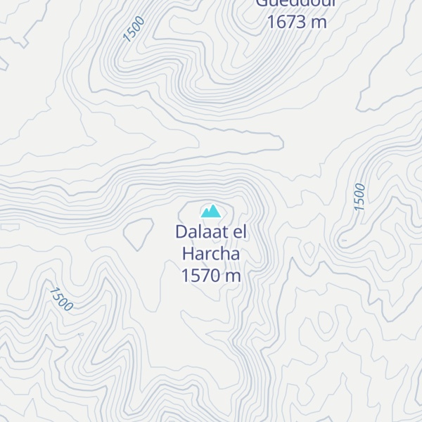Map of Dalaat el Harcha