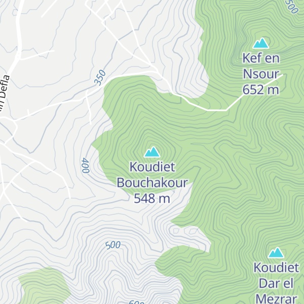 Map of Koudiet Bouchakour