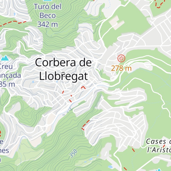 Map of Refugi climàtic Biblioteca Can Baró