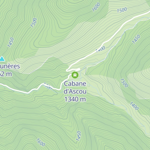 Map of Cabane d'Ascou