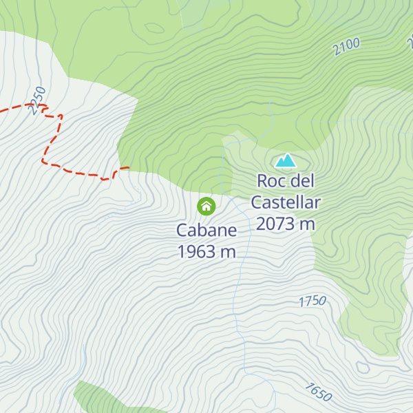 Map of Cabane