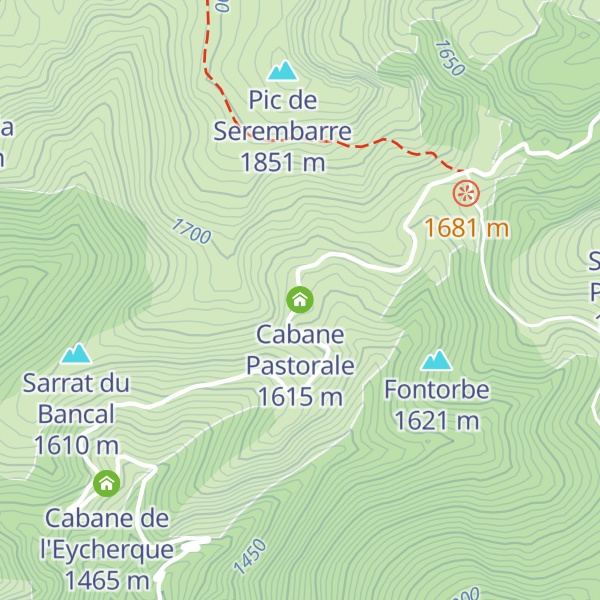 Map of Cabane Pastorale