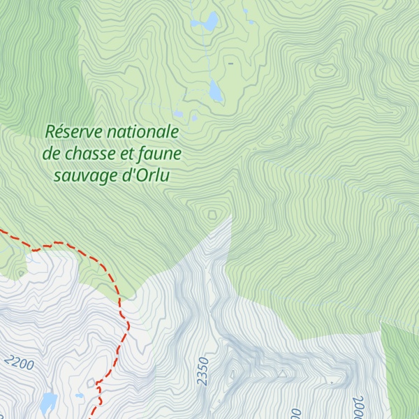 Map of Pic d’Ouxis