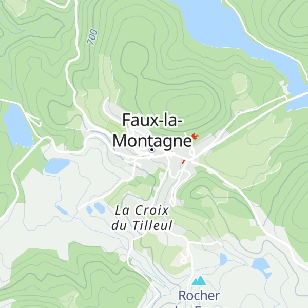Map of Gîte de la fontaine