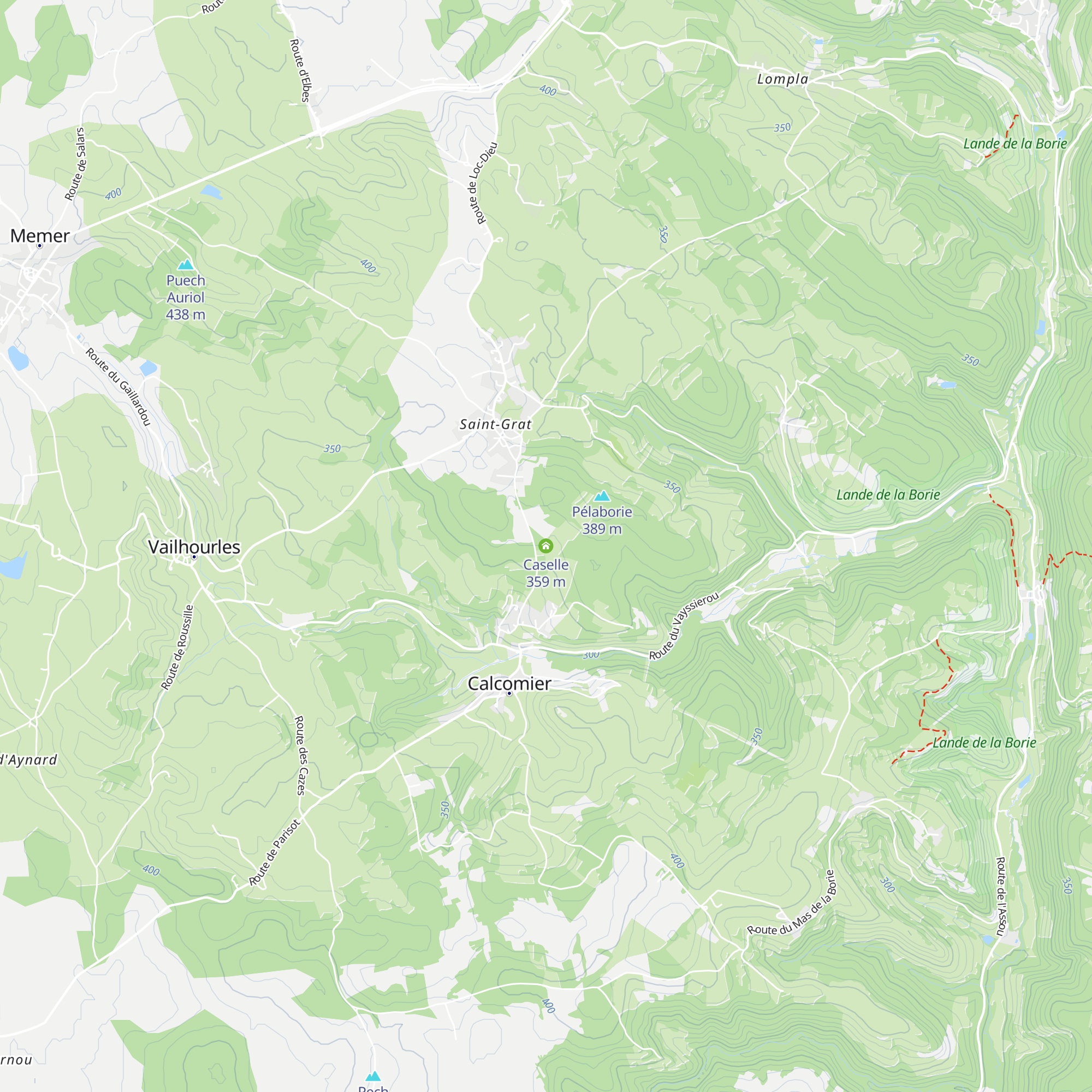 Caselle map
