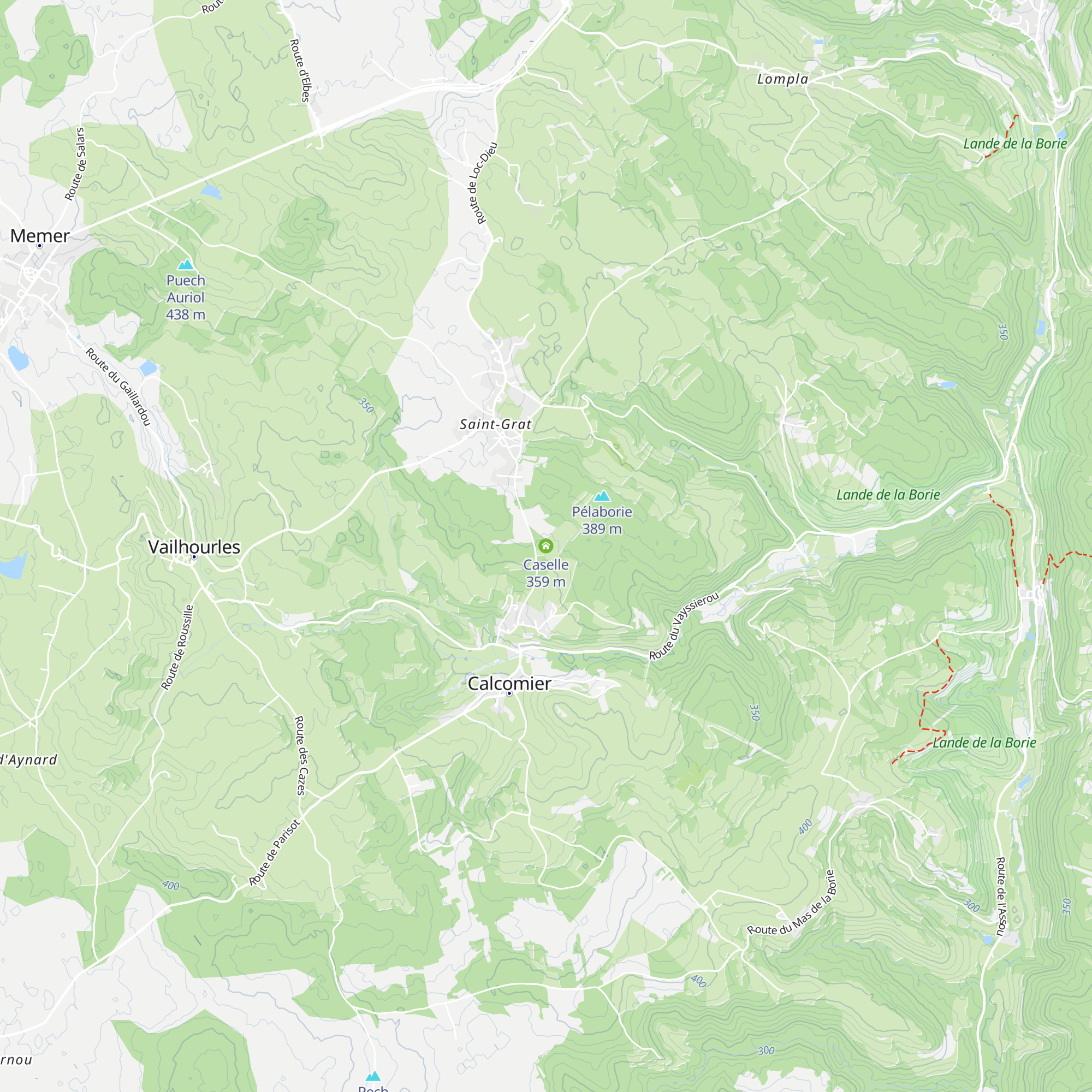 Caselle map