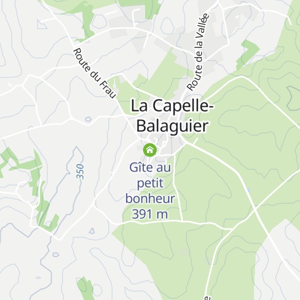 Map of Gîte au petit bonheur