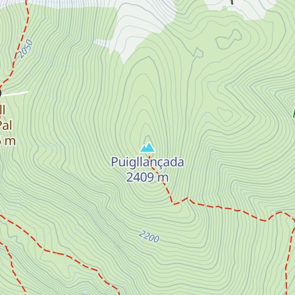 Map of Puigllançada