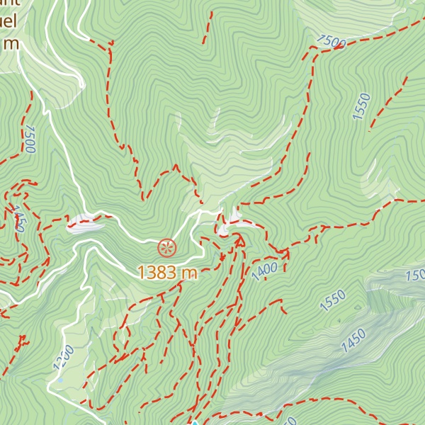 Map of Refugi La Clusa