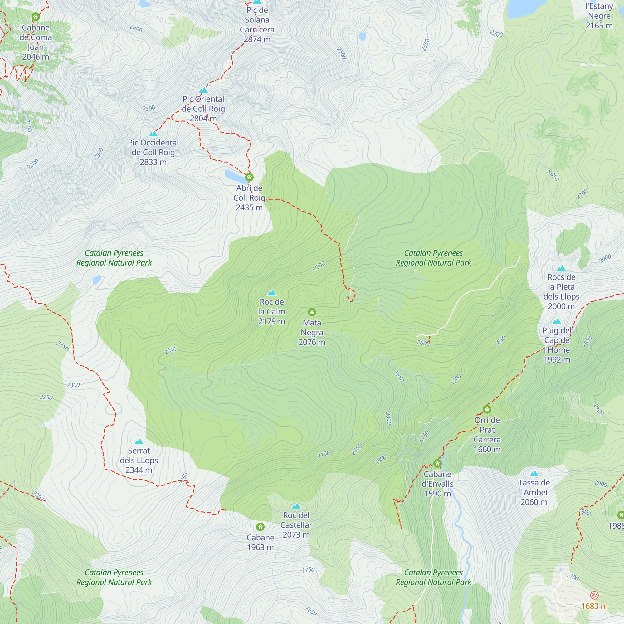 Mata Negra map