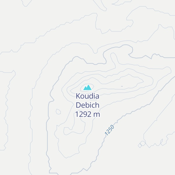 Map of Koudia Debich