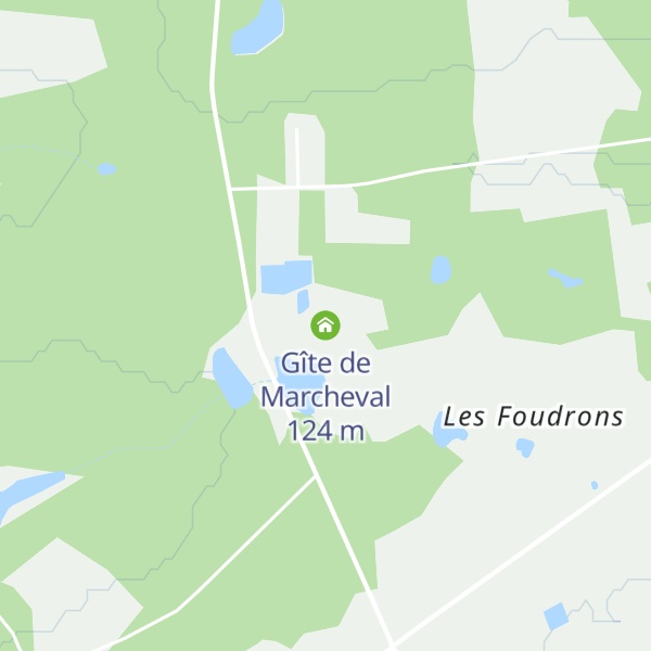 Map of Gîte de Marcheval