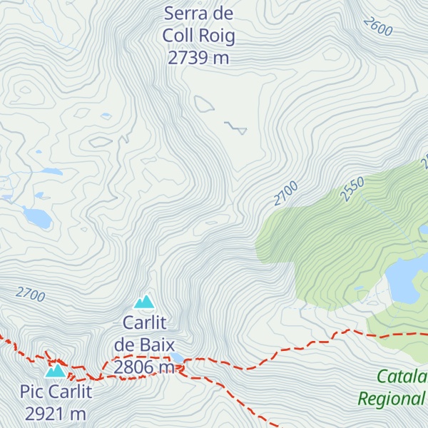 Map of Pic de Sobirans