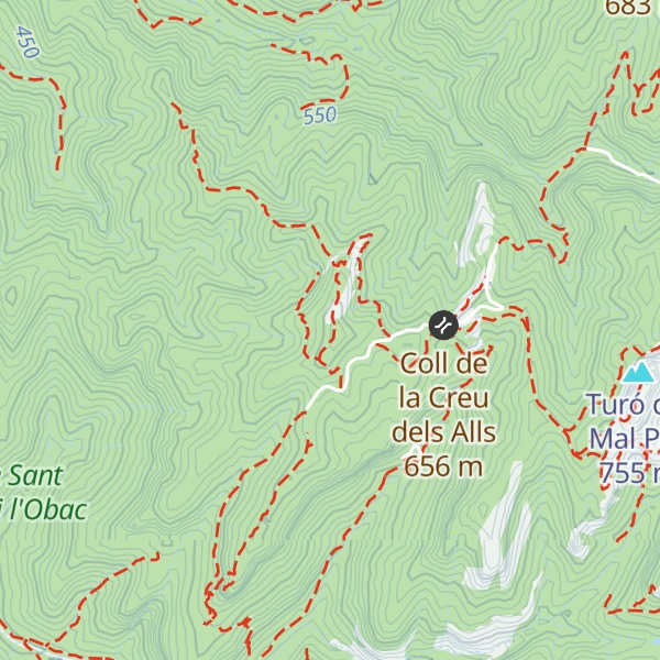 Map of Turó de Puigdoure