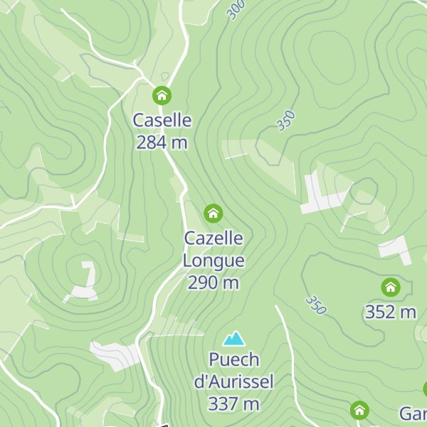 Map of Cazelle Longue