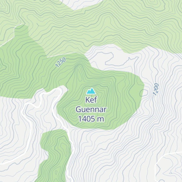 Map of Kef Guennar