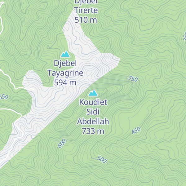 Map of Koudiet Sidi Abdellah