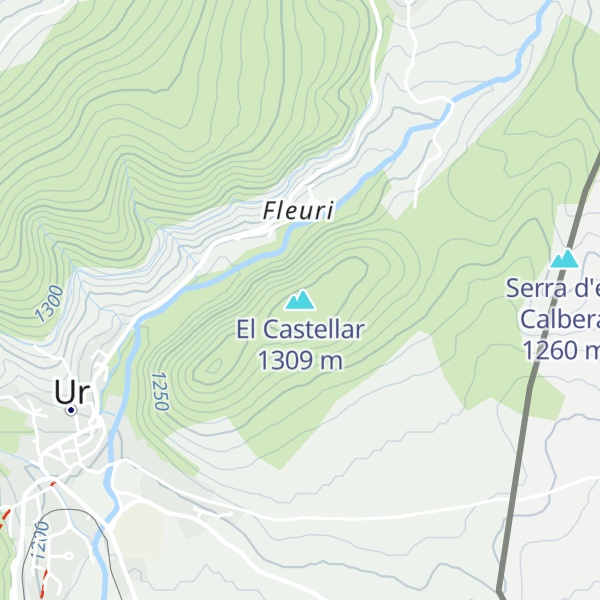 Map of El Castellar