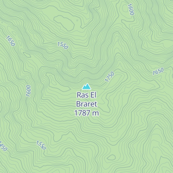 Map of Ras El Braret