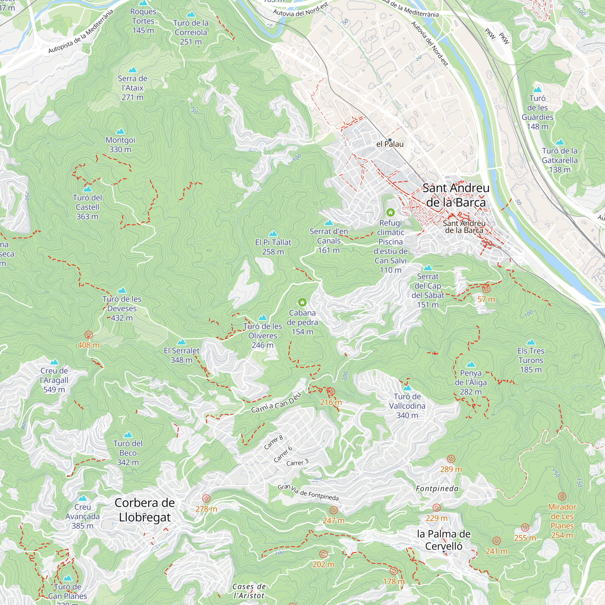 Cabana de pedra map