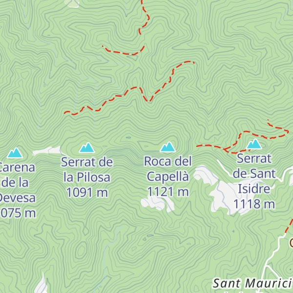 Map of Serrat del Migdia