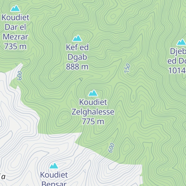 Map of Koudiet Zelghalesse