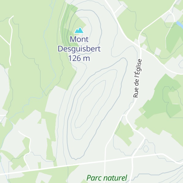 Map of Mont de Rebergues