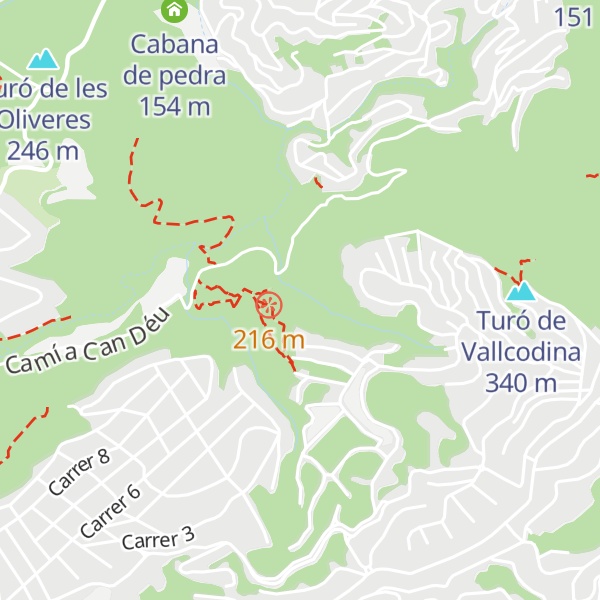 Map of Cabana de pedra seca