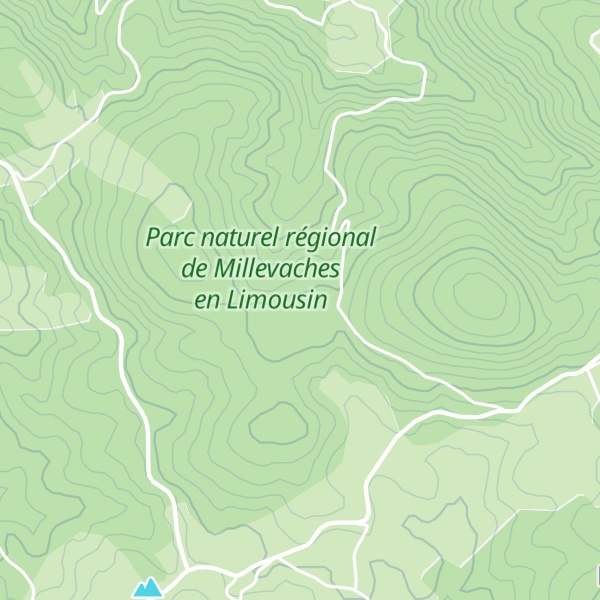Map of Puy de Chaumely