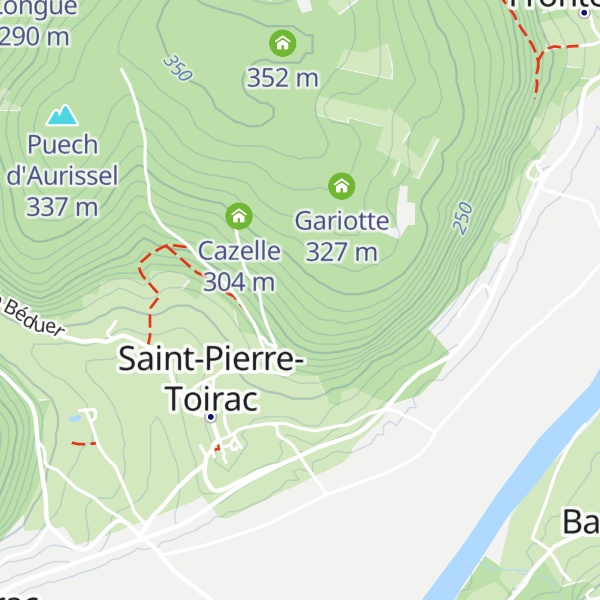 Map of Cazelle