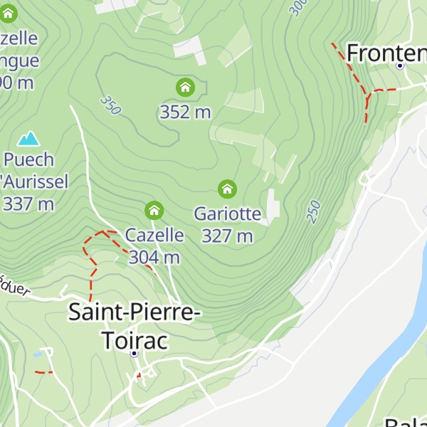 Map of Cazelle
