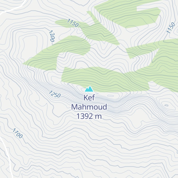 Map of Kef Mahmoud