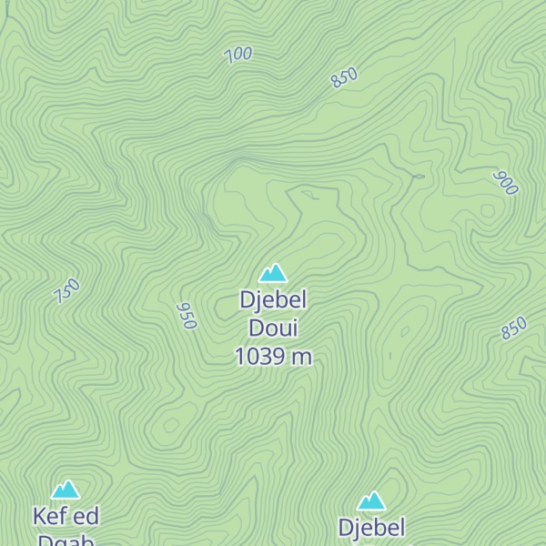Map of Djebel Doui