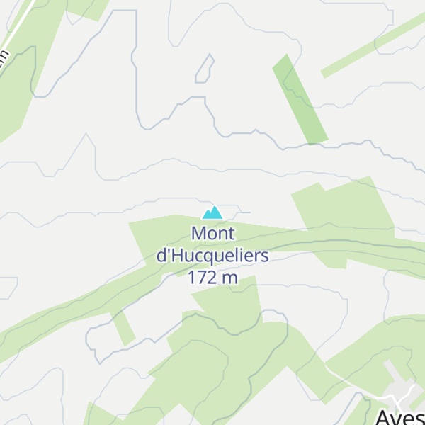 Map of Mont d'Hucqueliers