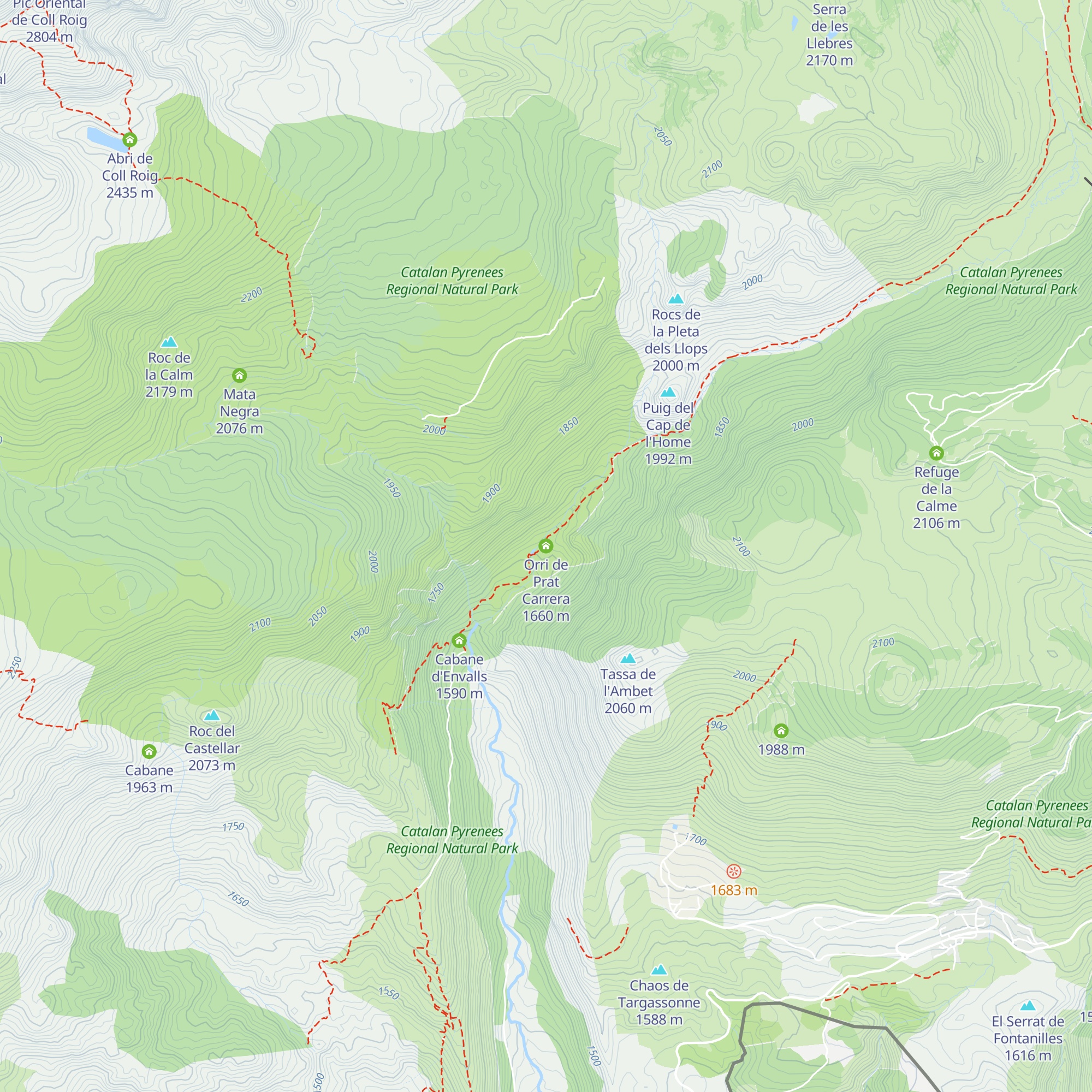 Orri de Prat Carrera map