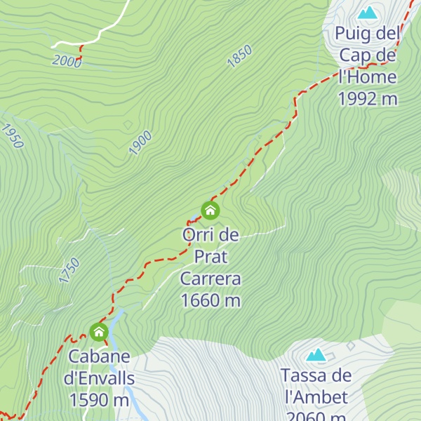 Map of Orri de Prat Carrera