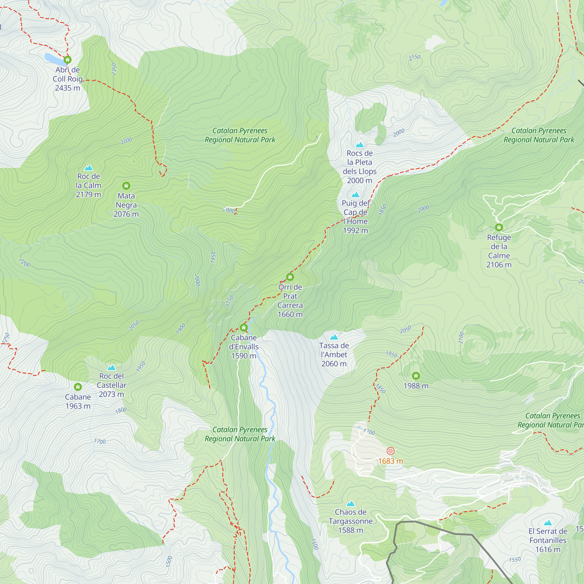 Barraca de Prat Carrera map