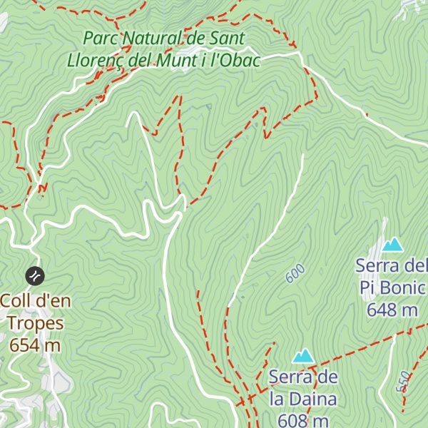 Map of Serra Llarga