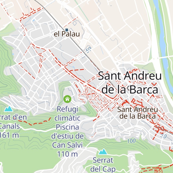 Map of Refugi climàtic CAP