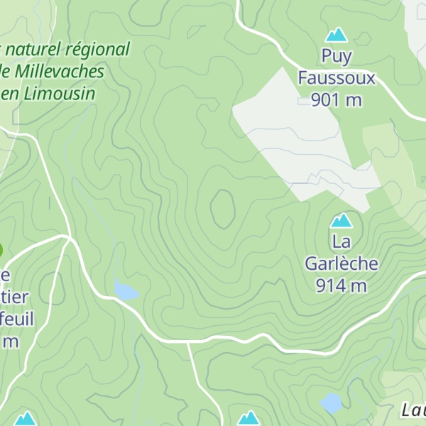 Map of Le Gourdoux