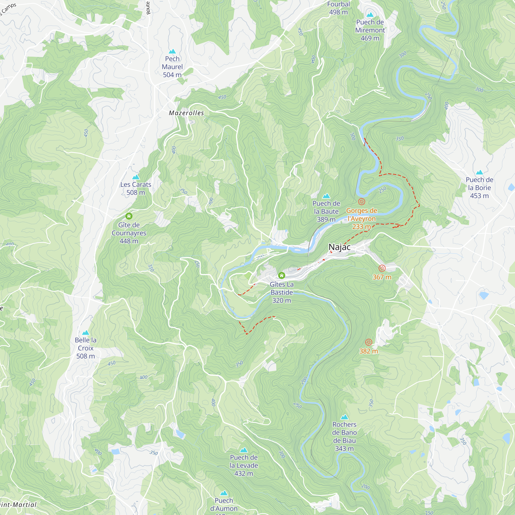 Gîte d'Etapes map