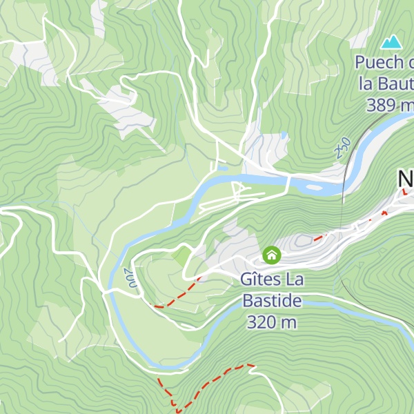 Map of Gîte d'Etapes