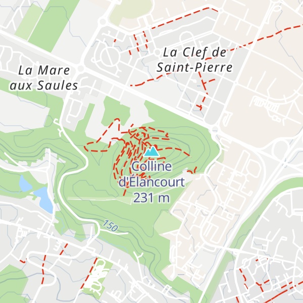 Map of Colline d'Élancourt