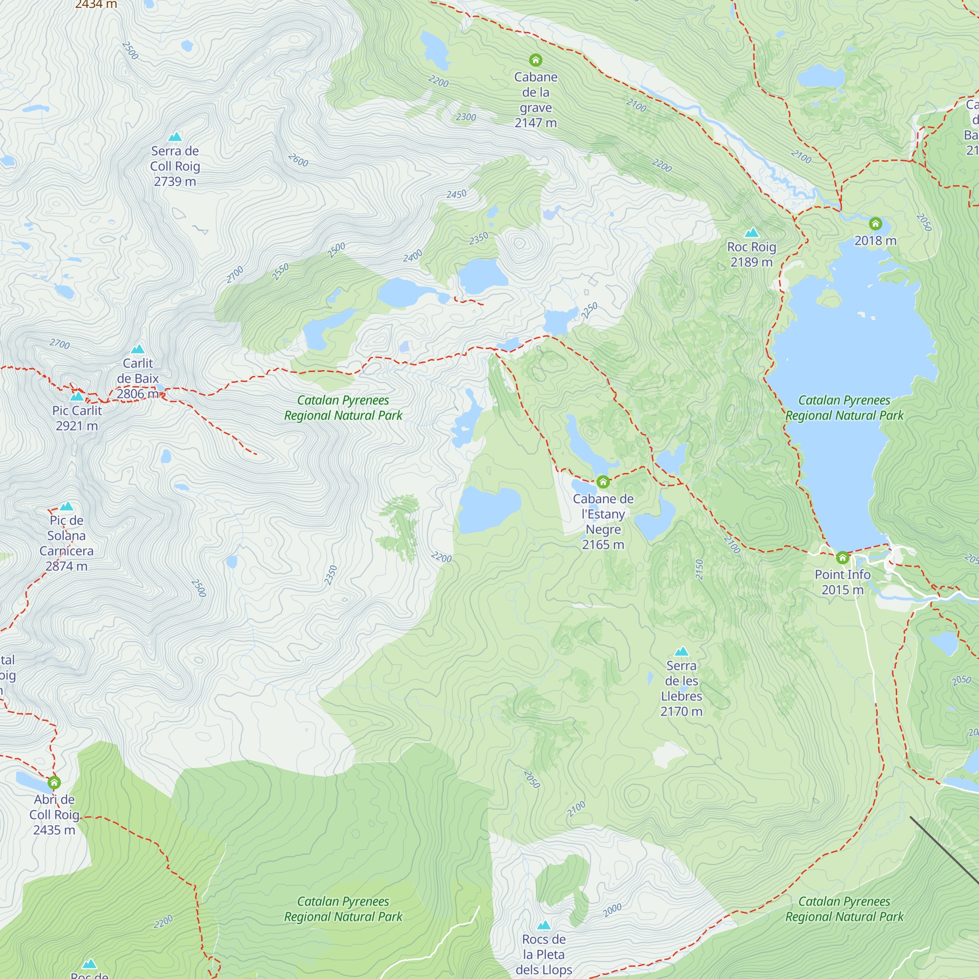 Refuge des Frères Aymard map