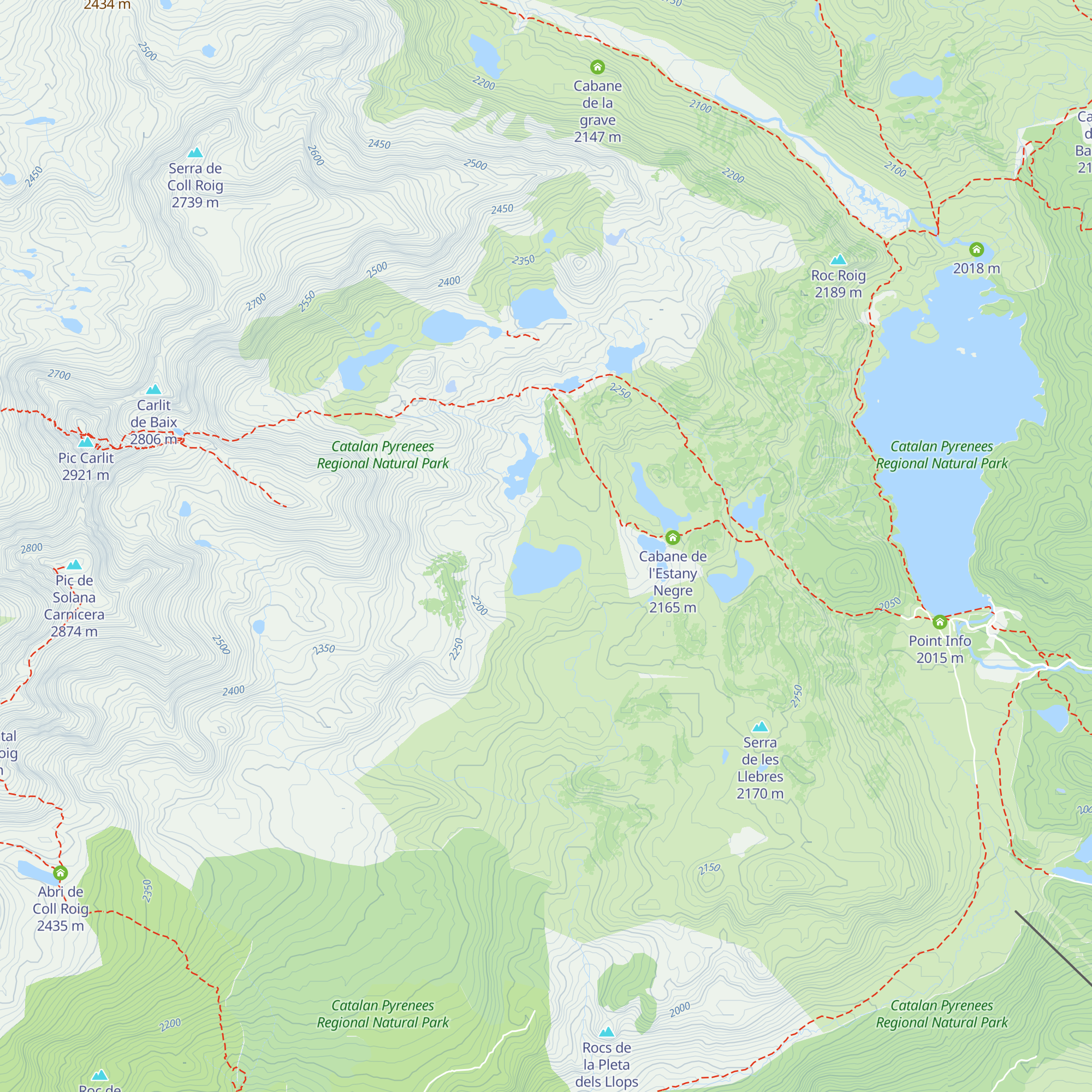 Refuge des Frères Aymard map