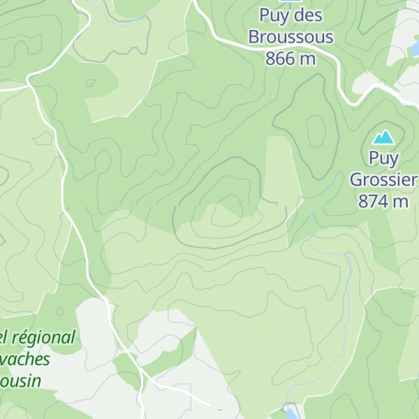 Map of Puy Aubert