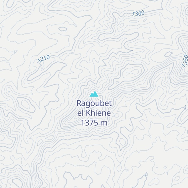 Map of Ragoubet el Khiene
