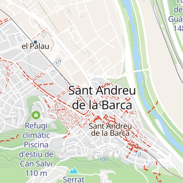 Map of Refugi climàtic Casal de la Gent Gran M. Aurèlia Capmany
