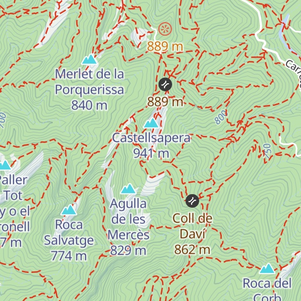 Map of Queixal de Porc