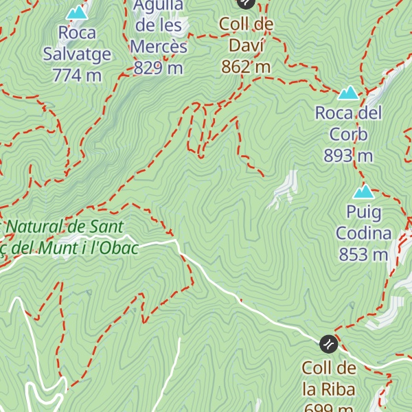 Map of Turó del Queixal